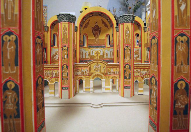 Проект росписи храма. Фрески. Артель "Радость".