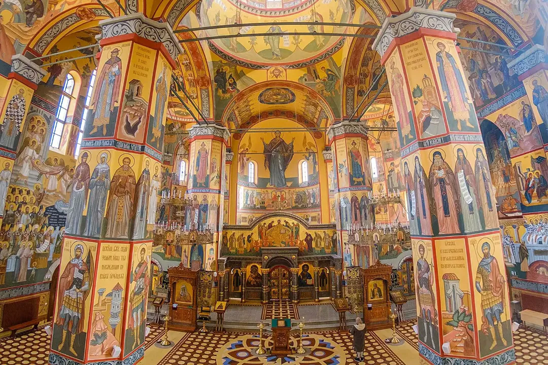 Роспись храма Серафима Саровского. Фрески. Артель "Радость"