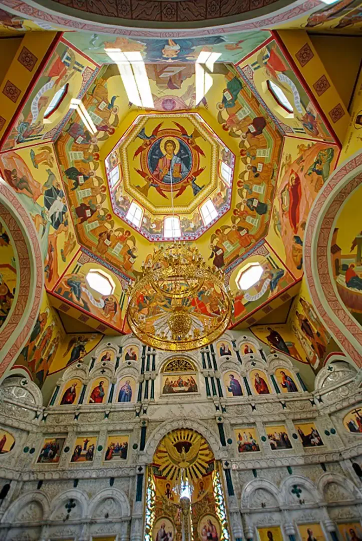 Роспись храма пророка Илии. Фрески. Артель "Радость"