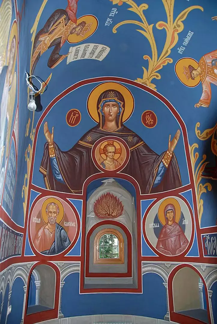 Роспись храма Покрова в Рубцове. Фрески. Артель "Радость"