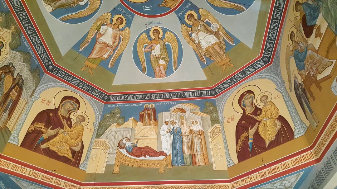 Роспись часовни Иулиании Вяземской и Евпраксии Рязанской. Фрески. Артель "Радость"