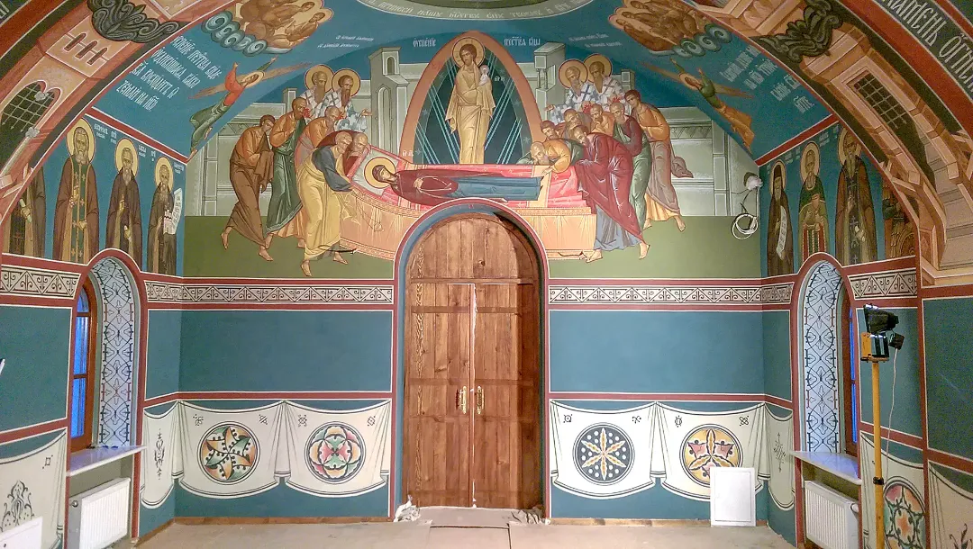 Роспись храма Всех Святых. Фрески. Артель "Радость"
