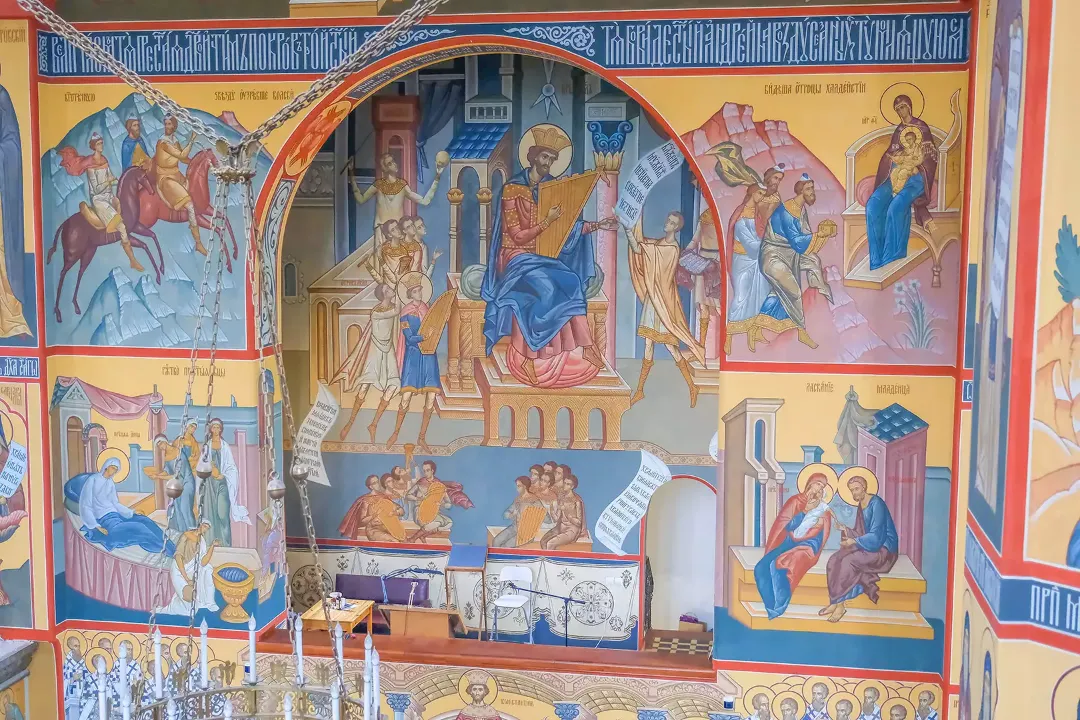 Роспись храма Серафима Саровского. Фрески. Артель "Радость"