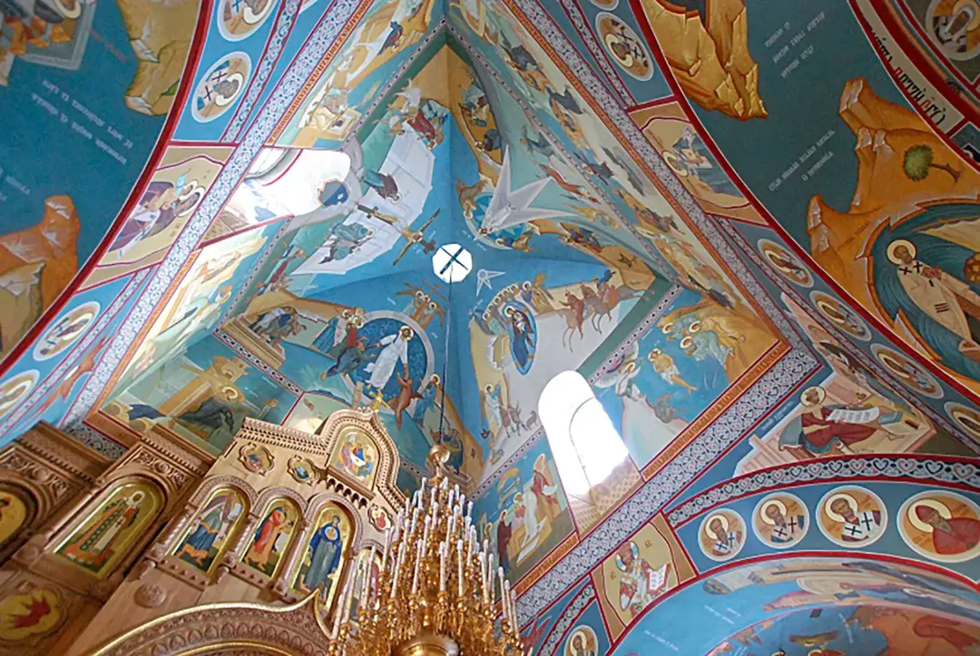 Роспись храма Николая Чудотворца. Фрески. Артель "Радость"