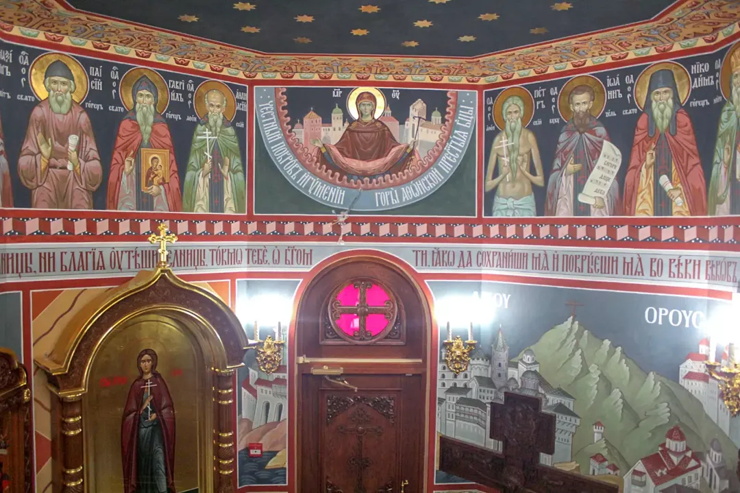 Роспись храма Николая Чудотворца. Фрески. Артель "Радость"