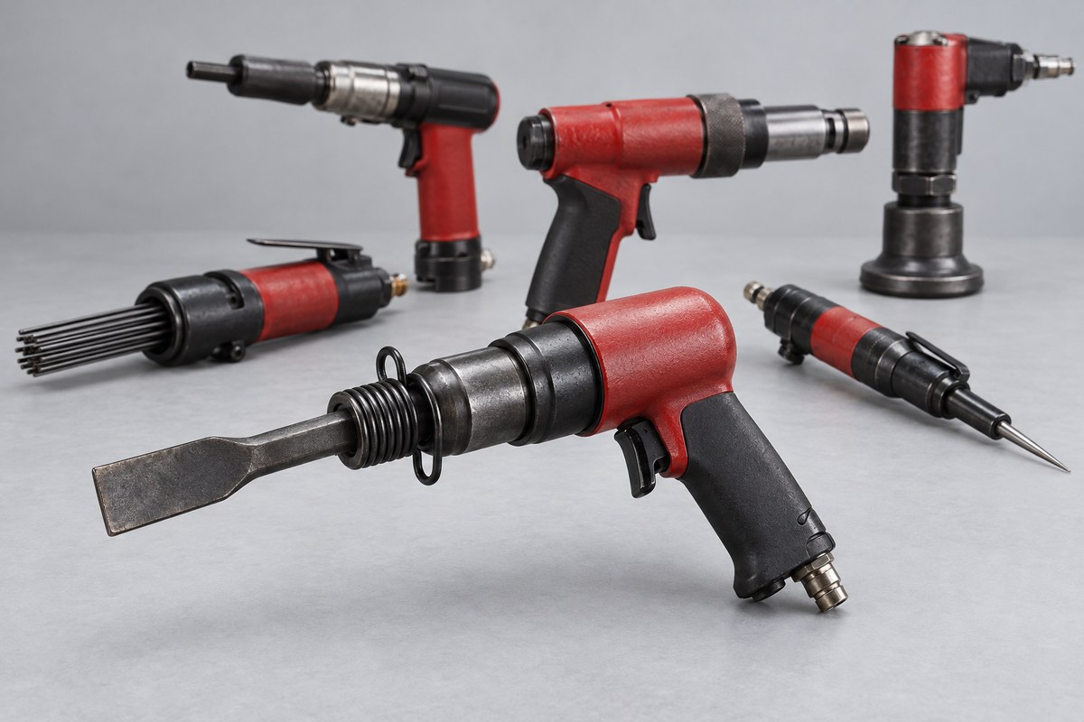 Пневматические молотки, скалыватели и клепальный инструмент Chicago Pneumatic