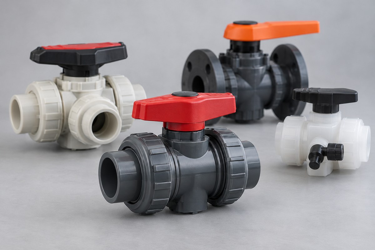 Шаровые краны Praher Plastics M1 и S4