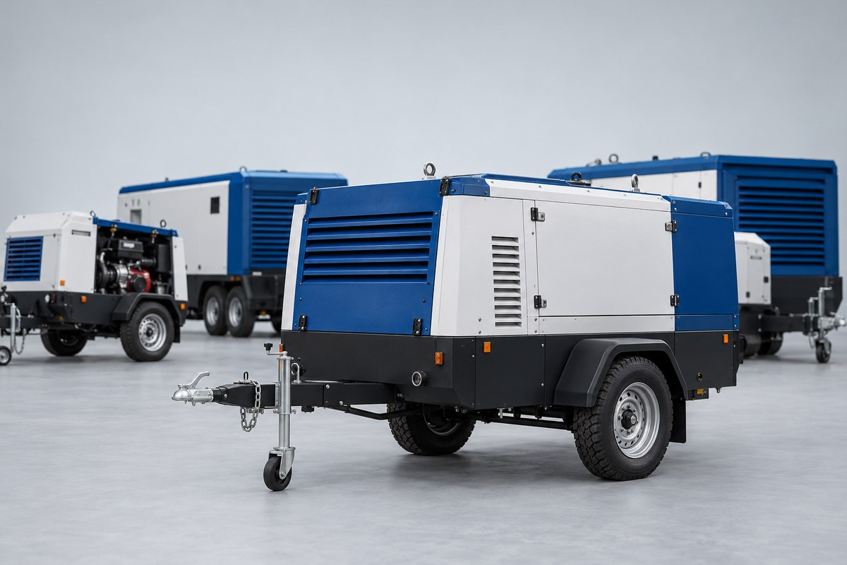 Передвижные компрессоры CompAir C-Series и TurboScrew