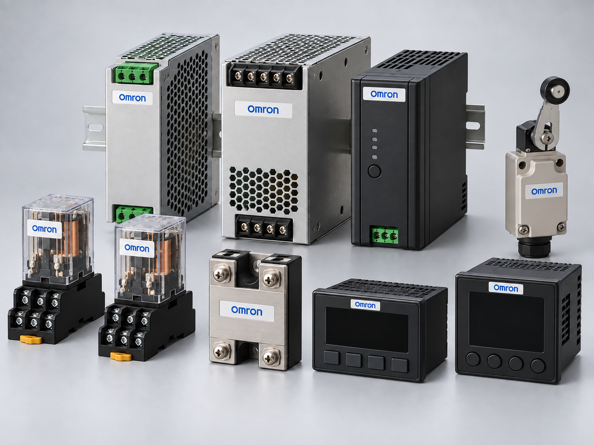 Реле и блоки питания Omron
