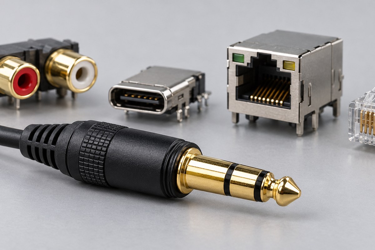 Аудио, USB и модульные разъёмы Lumberg