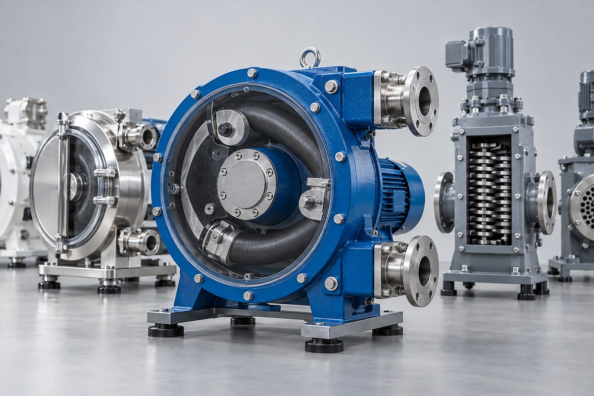 Перистальтические насосы PERIPRO и измельчители NETZSCH