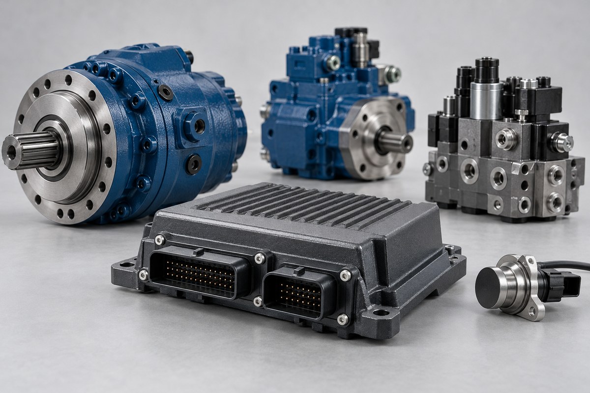Электроника управления и запчасти Poclain Hydraulics