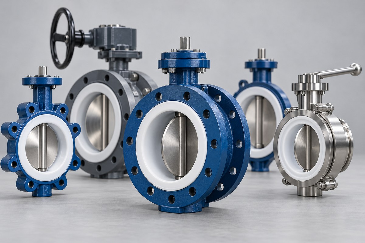 Футерованные PTFE затворы EBRO Armaturen