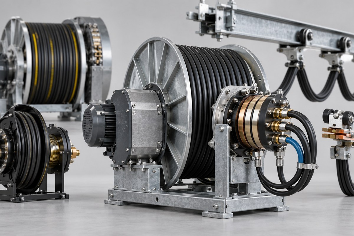 Кабельные барабаны и гирляндные подвесы Stemmann-Technik