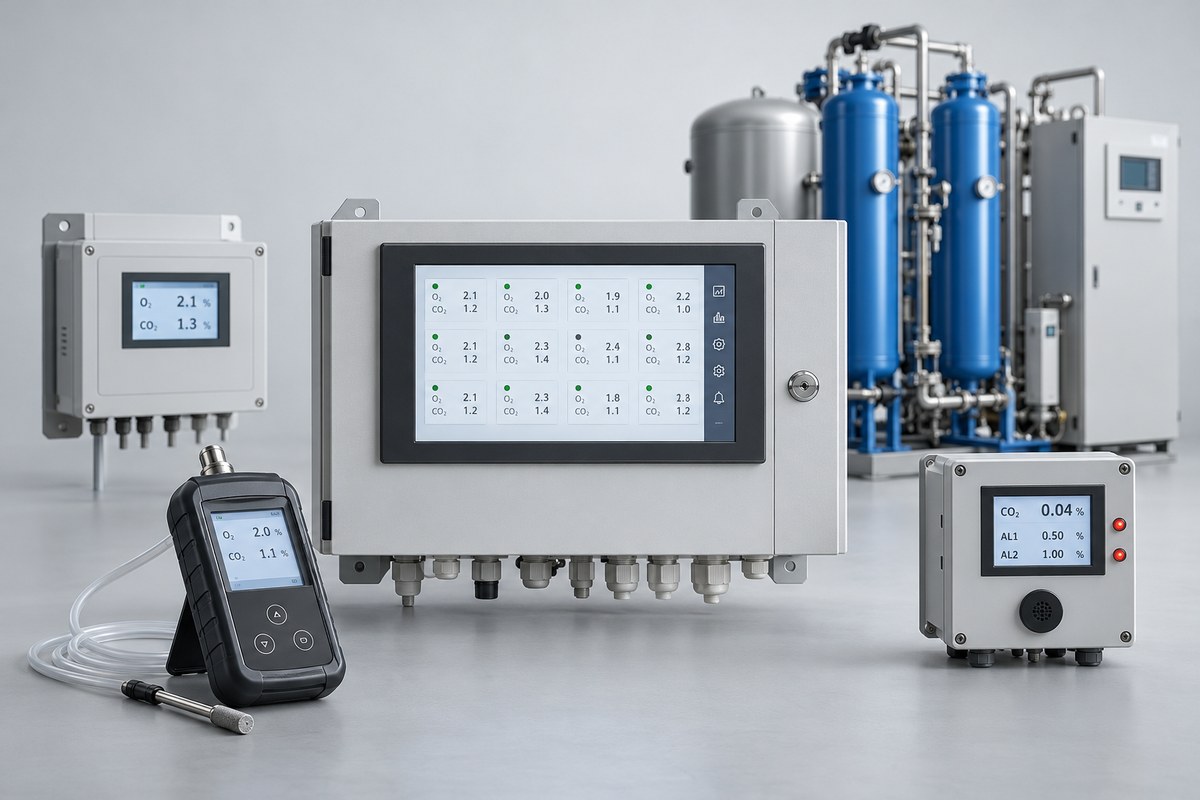 Газоанализаторы MULTIPLEX и OXYCARB 6 ISOLCELL