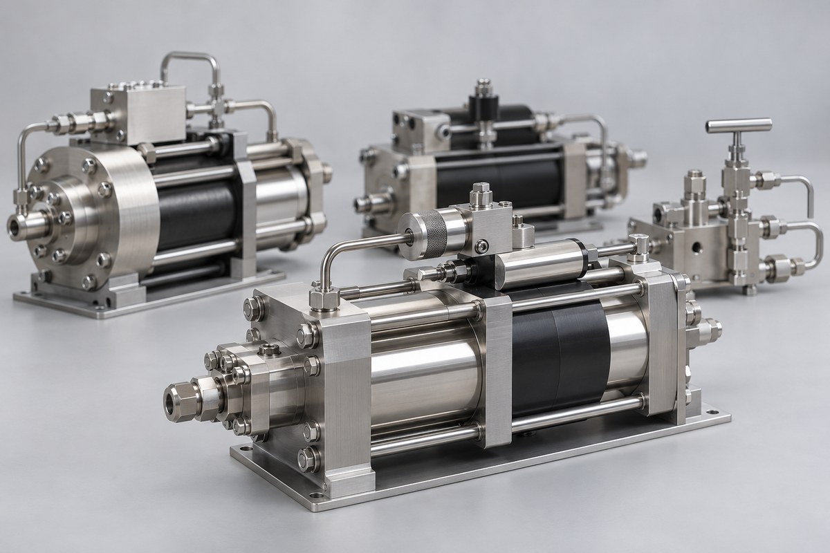 Газовые бустеры и усилители давления MAXIMATOR