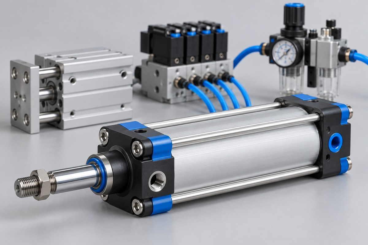 Пневмоцилиндры ISO 15552 и CETOP Pemaks