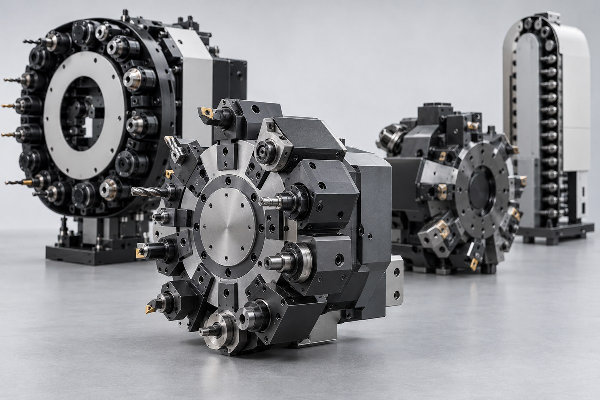 Револьверные головки и магазины инструмента Doosan