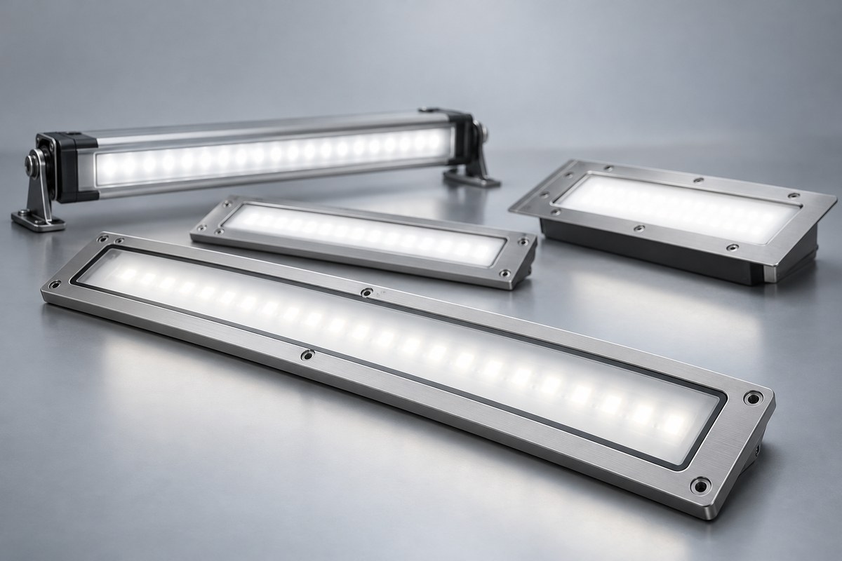 Плоские станочные светильники Waldmann ACURIA и MACH LED PRO