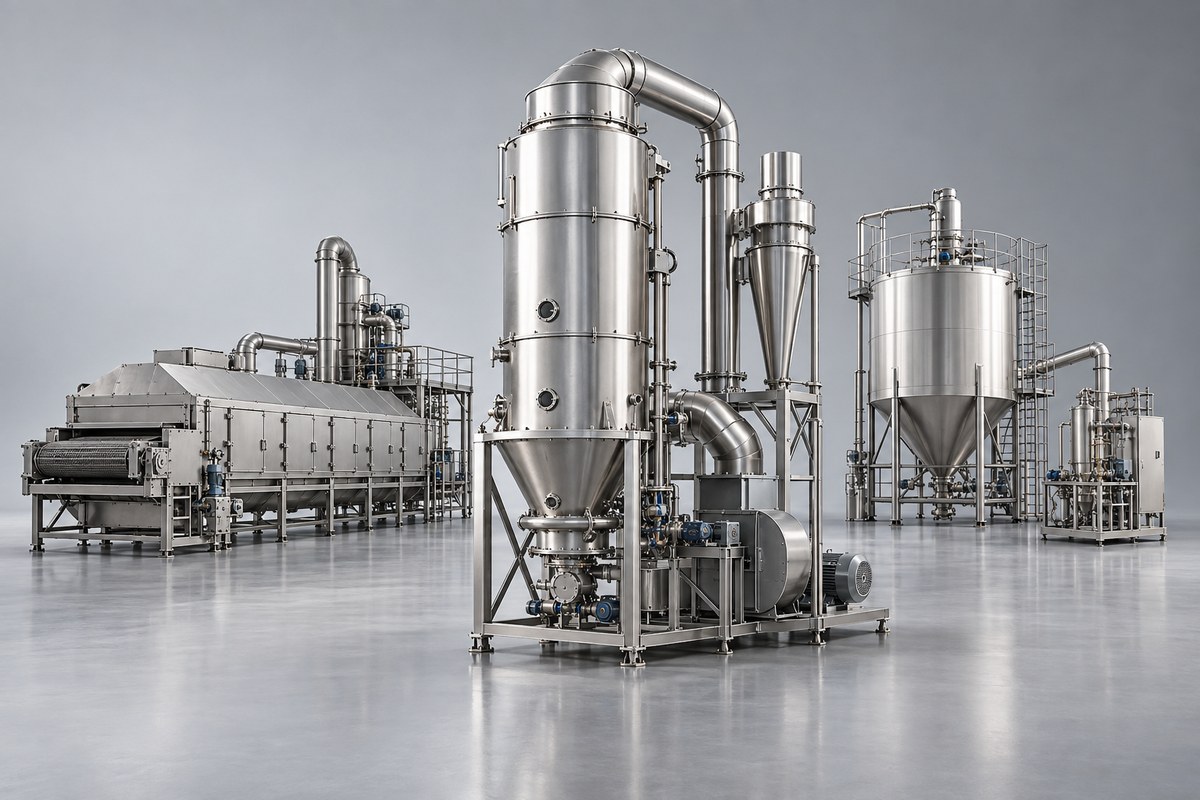 Сушилки взвешенного потока Allgaier Process Technology