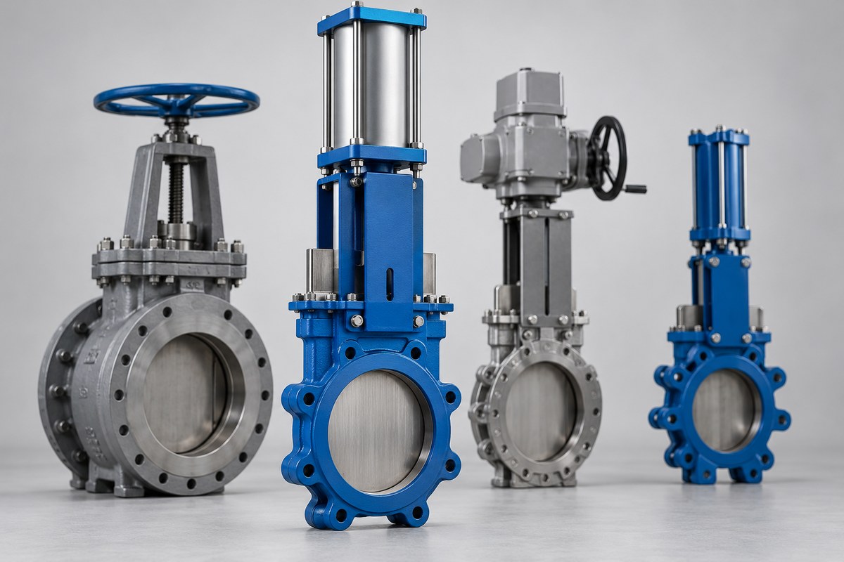 Шиберные задвижки CMO VALVES серий A, AB, K, L, D