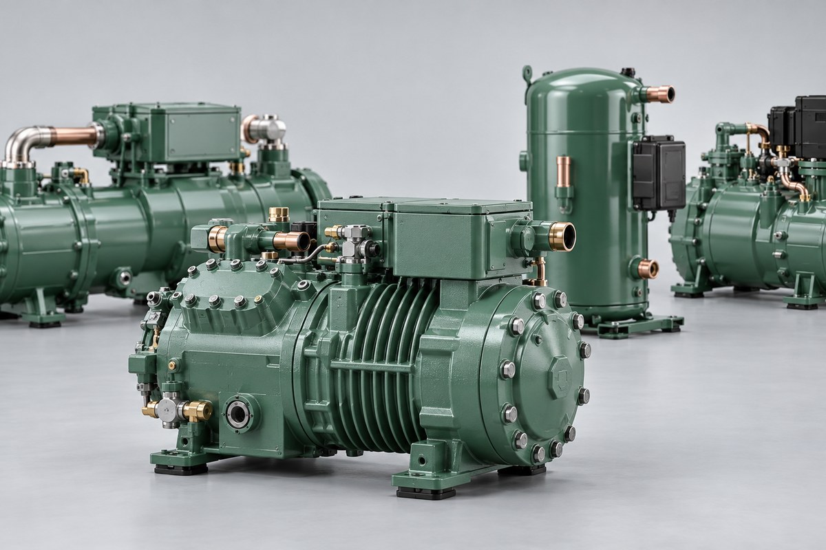 Компактные винтовые компрессоры BITZER CS и CSV
