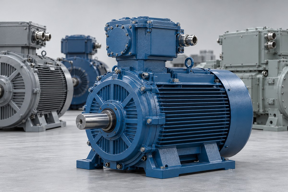Взрывозащищённые высоковольтные электродвигатели Jiamusi Electric