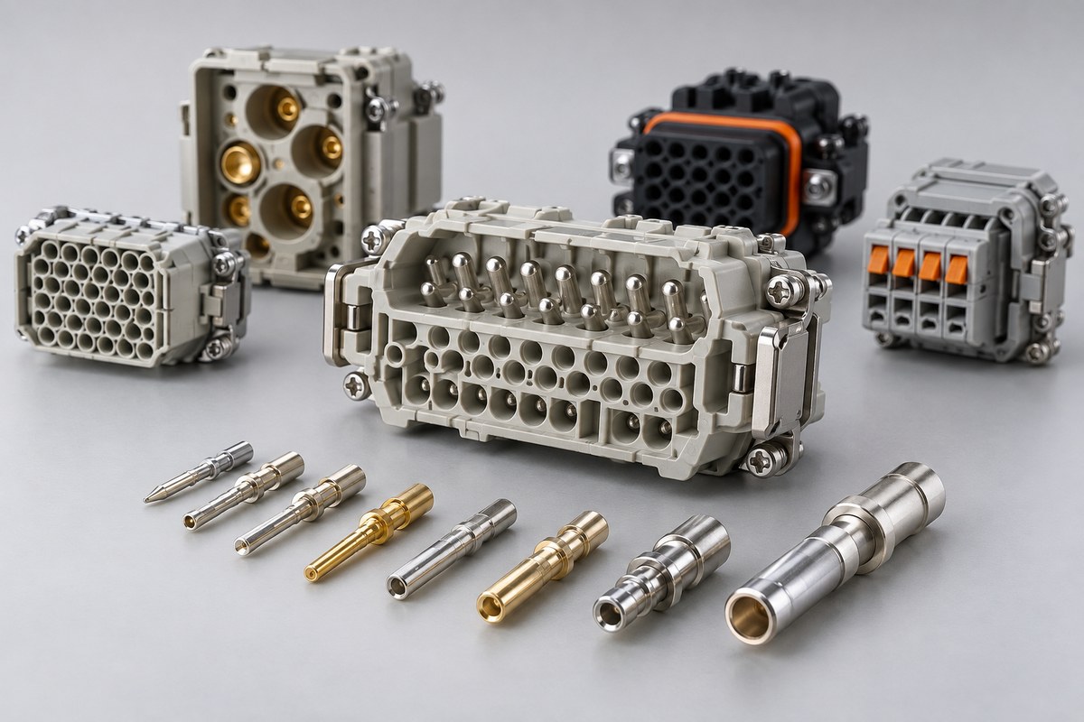 Вставки Han и контакты HARTING