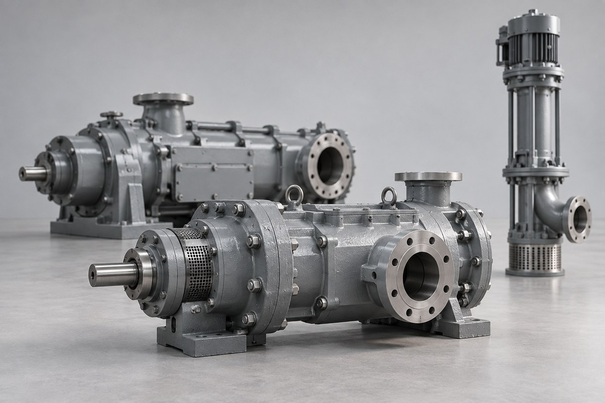 Двухпоточные трёхвинтовые насосы IMO Pump 324A, T324 и 323F