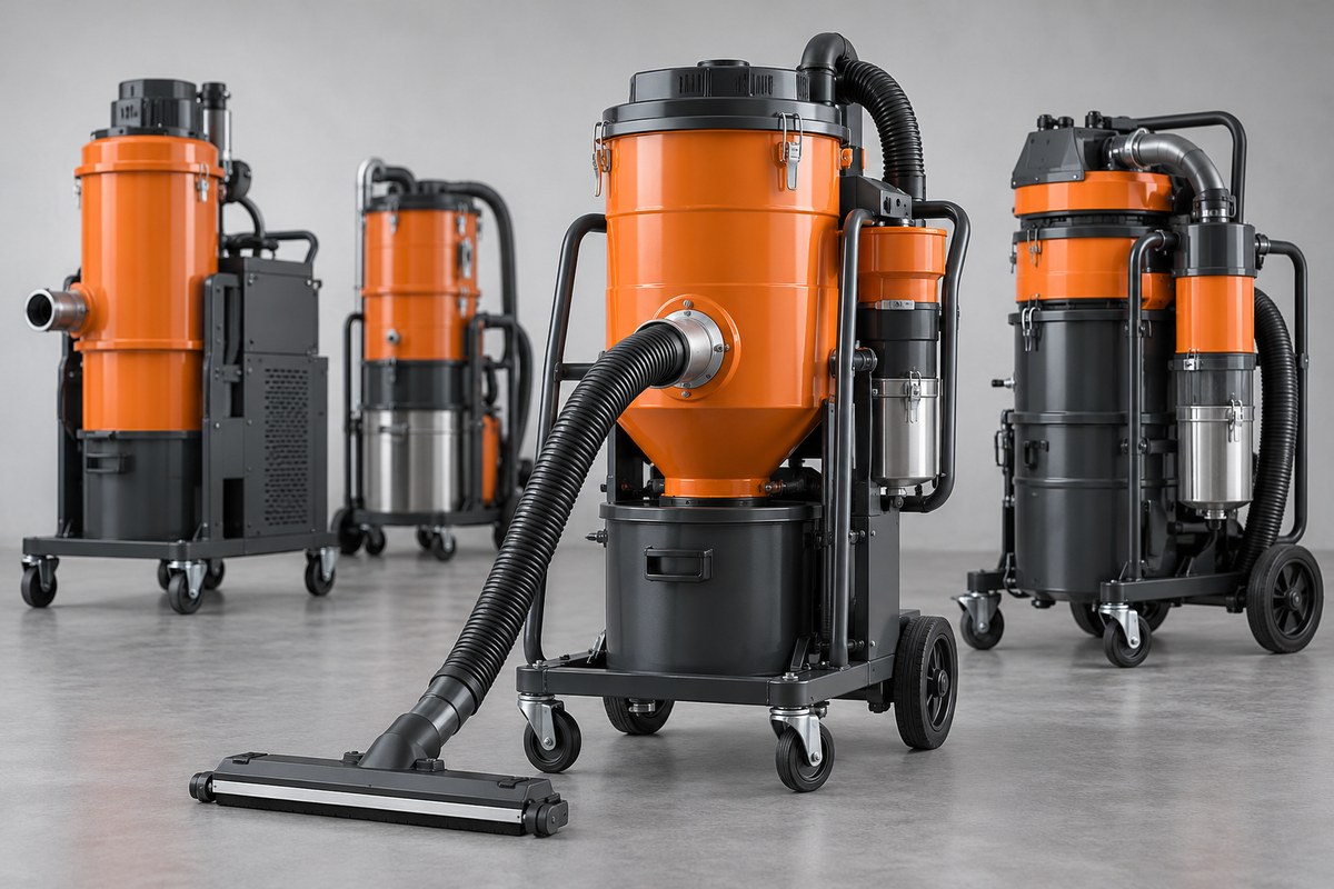 Промышленные пылесосы Kiekens Ergonomic KE и Heavy Duty B192