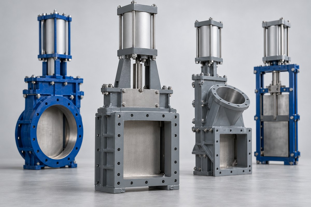 Задвижки для сыпучих сред CMO VALVES серий F, FK, C, E, TD