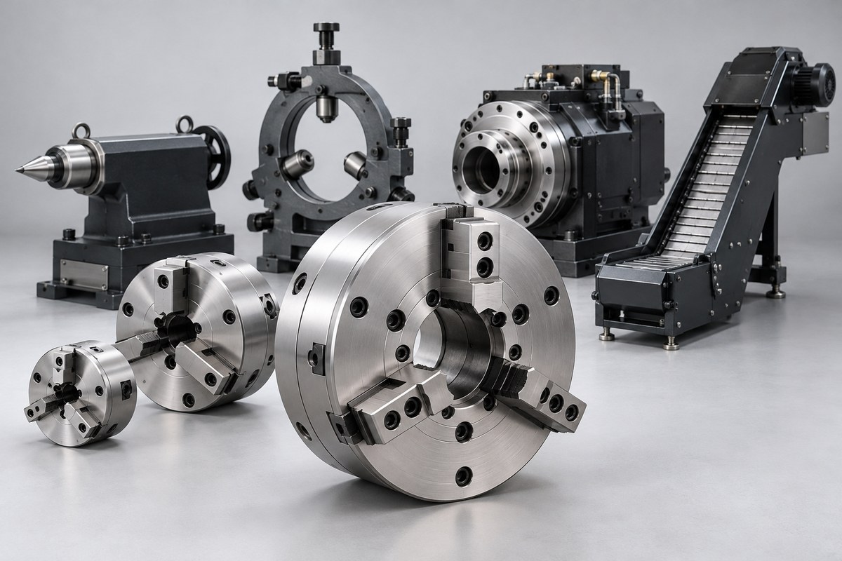 Патроны и задние бабки для токарных центров Doosan