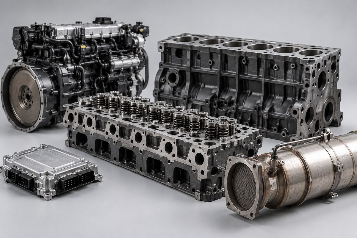 Головки блока и блоки двигателя Volvo Penta