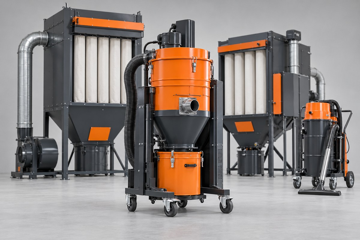 Фильтровальные установки Kiekens Dustmaster DM1200 и DM4000