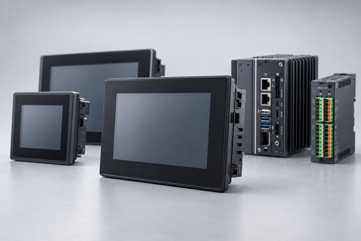 Панели с функциями контроллера Pro-face LT4000M и STC6000