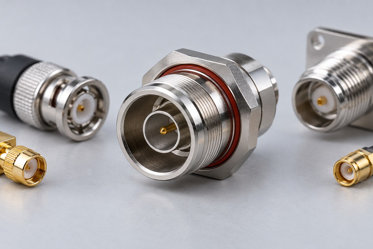 Коаксиальные RF разъёмы Amphenol