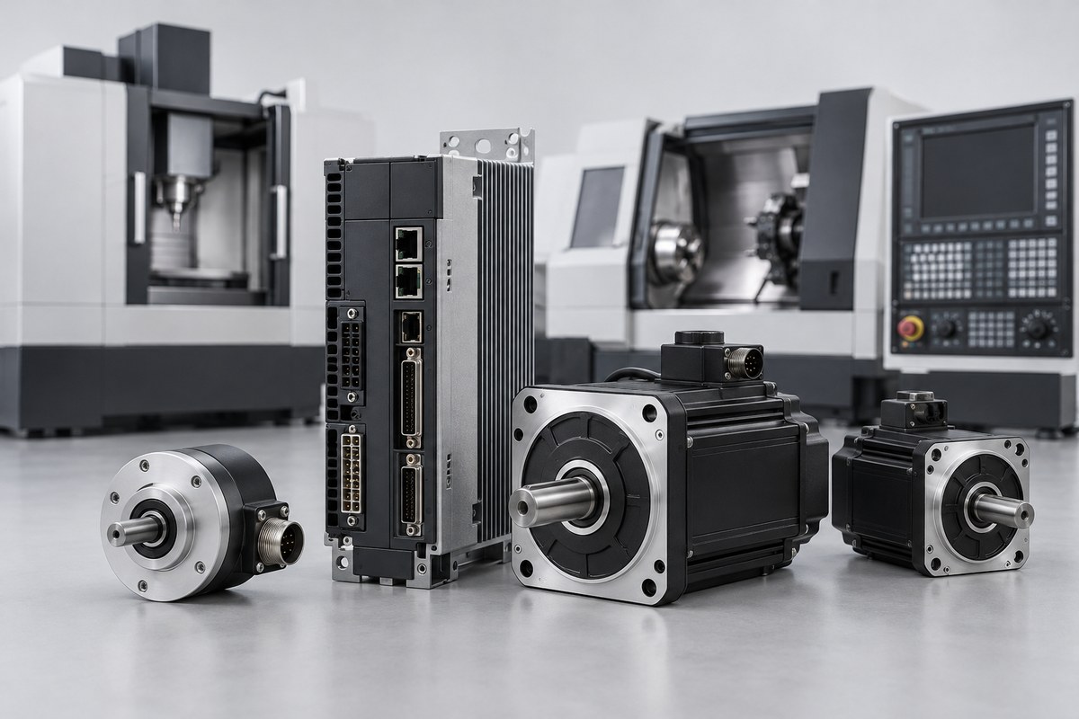 Сервоприводы, серводвигатели и энкодеры OKUMA