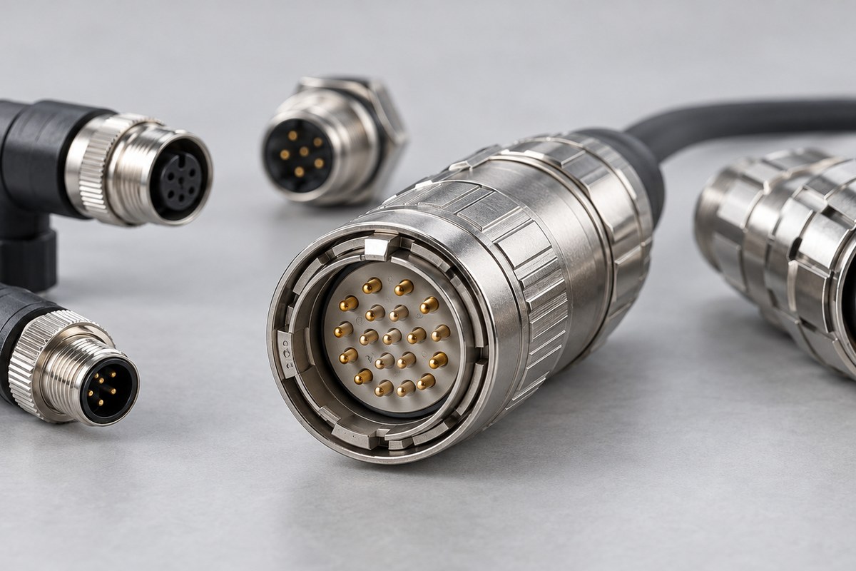 Разъёмы для датчиков Amphenol M8 и M12