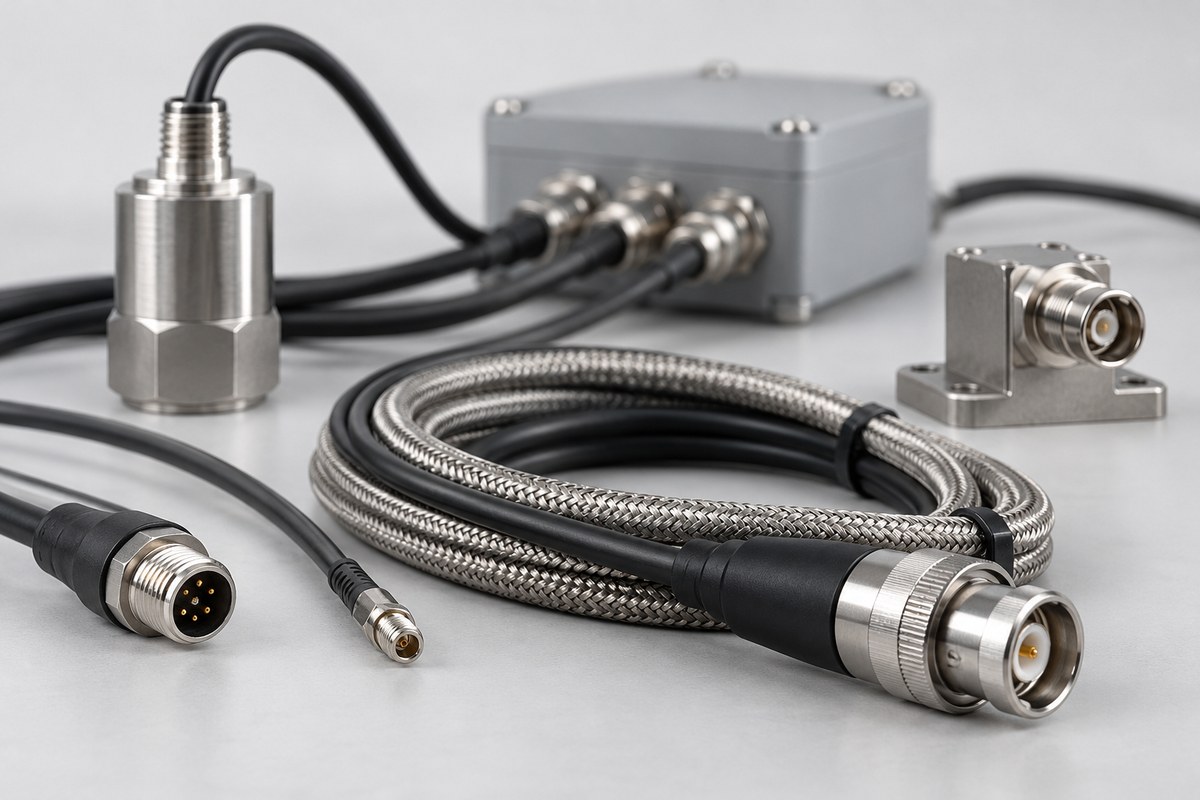 Кабели и разъёмы для акселерометров Hansford Sensors