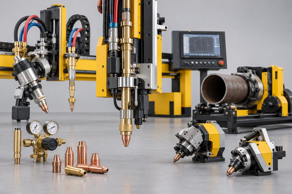 Машинные резаки и фасочные блоки Messer Cutting Systems