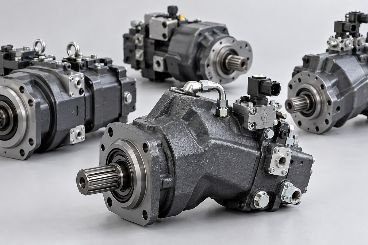Моторы наклонной шайбы Linde Hydraulics HMV-02 и HMF-02