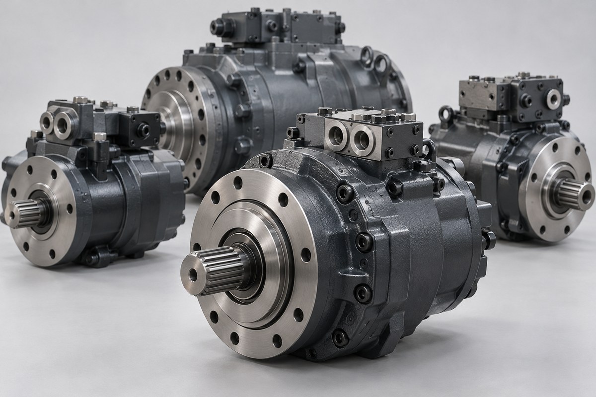 Гидромоторы Poclain Hydraulics MK, MHP и MI