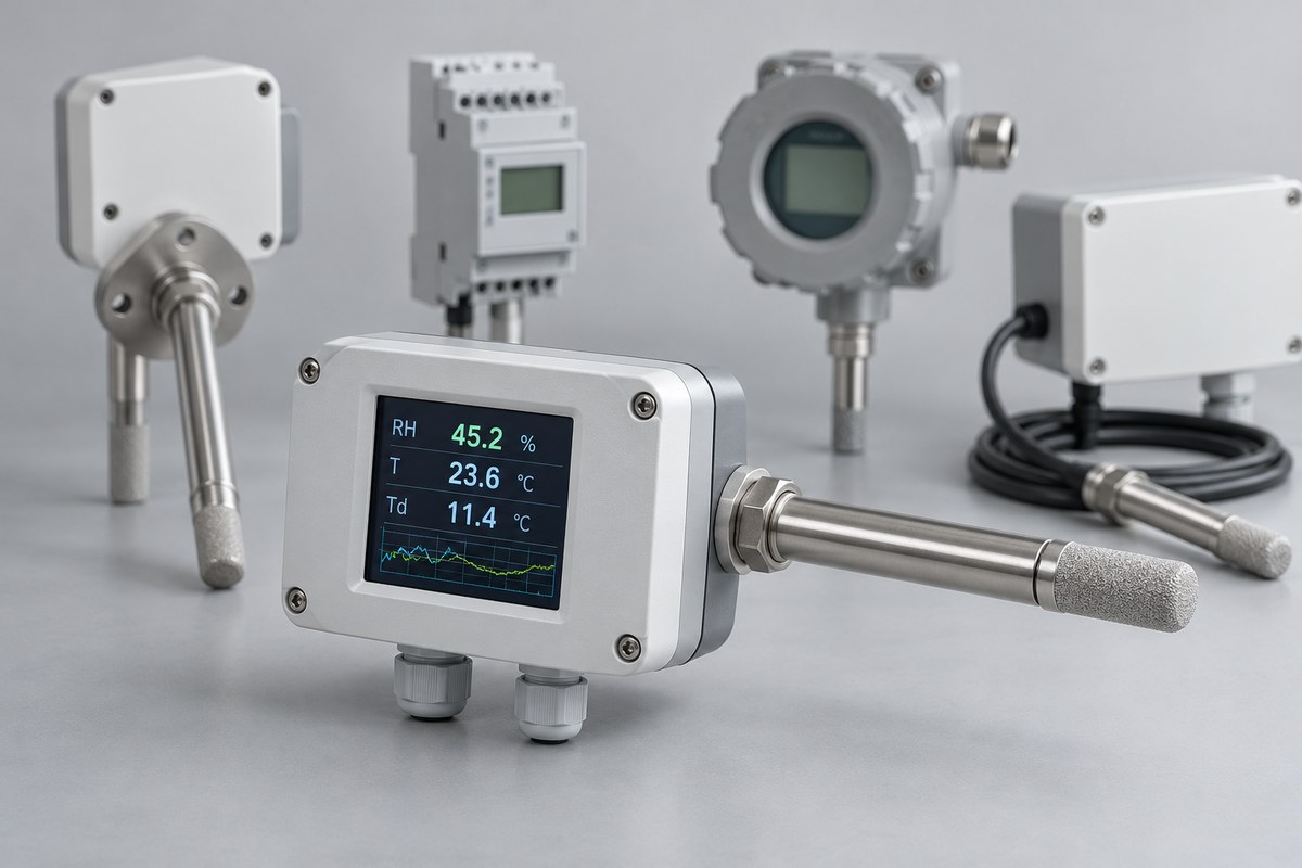 Промышленные датчики влажности и температуры E+E Elektronik