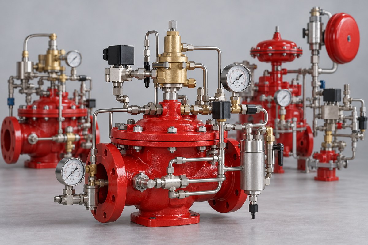 Пилотные клапаны и приводы INBAL Valves