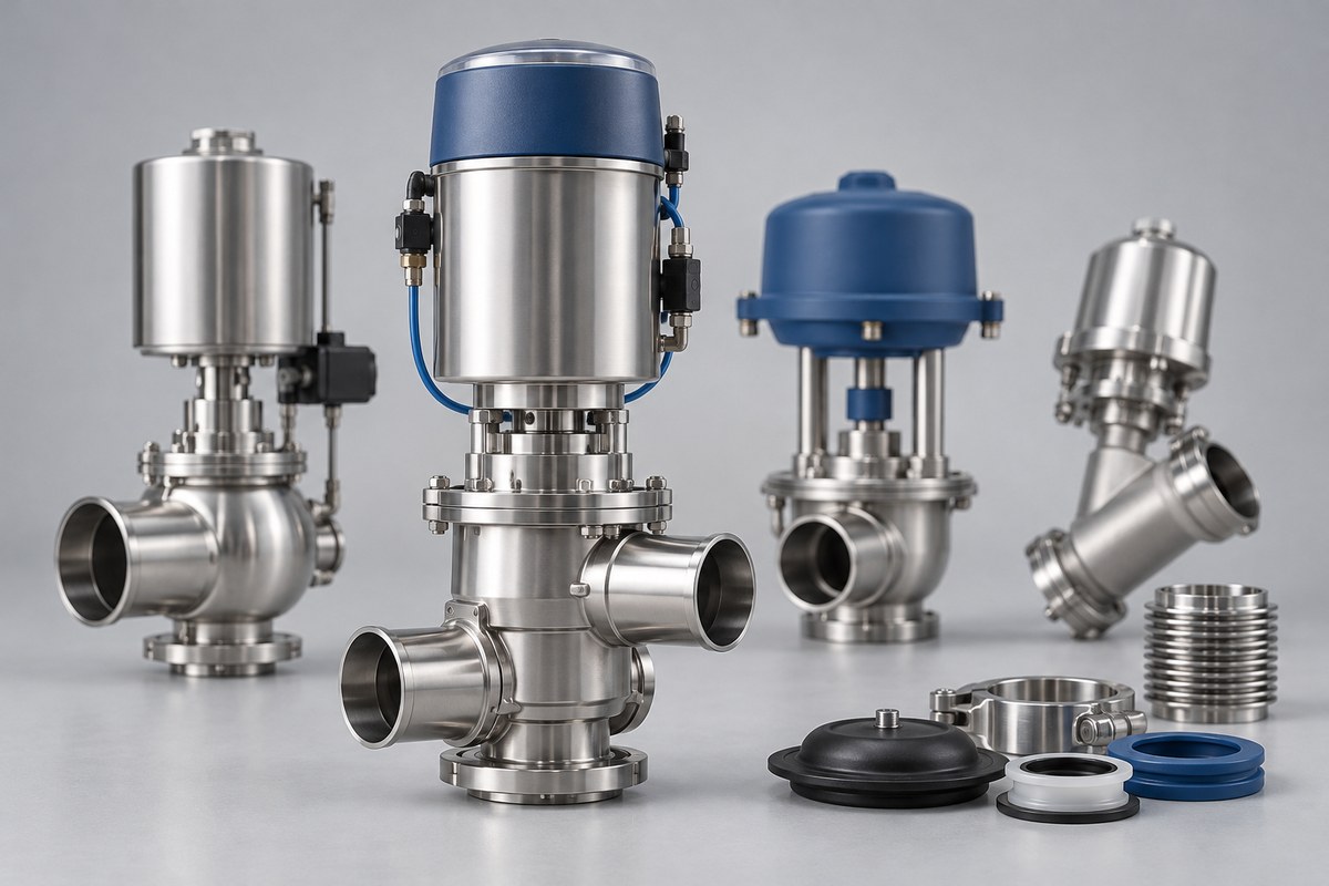 Клапаны GEA VARIVENT, ECOVENT, Aseptomag