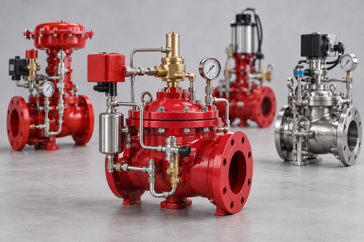 Клапаны дистанционного управления и пенообразователя INBAL Valves
