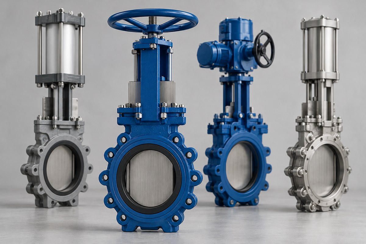 Задвижки для пульпы Stafsjö SLV и SLF