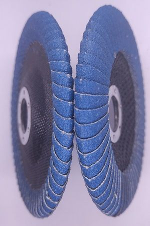 Круг лепестковый угловой КЛУ 125мм Р60, Р80 Цирконий