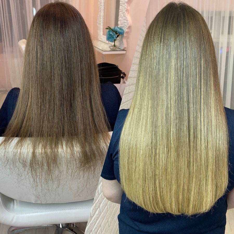 наращивание волос