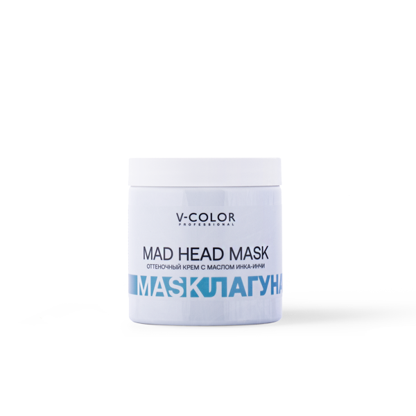 V-COLOR MAD HEAD MASK Иней оттеночная крем-маска 500мл.